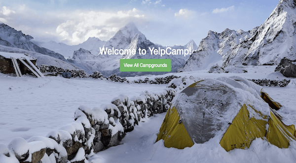 Yelp Camp Website